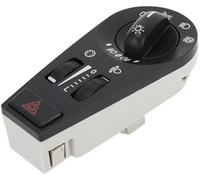 Wivplex Interruttore fari n. 20466304 di controllo fendinebbia, for VOLVO, FH FM ABS Nero Interruttore di controllo dei fari del cruscotto dell'auto