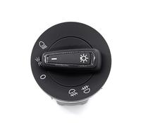 Wivplex Interruttore fendinebbia nero for fari automatici, for VW, for Santana, 34D941531G Sostituzione interruttore fendinebbia per auto