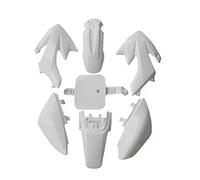 Wivplex Kit di carenatura completa for moto, parafanghi ABS Enduro, parafanghi XR CRF 50 SSR SDG Pitster Pro 50cc 70cc 110cc Parafango per moto(White)