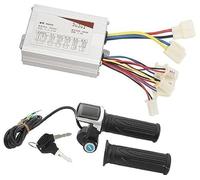 Wivplex Kit di conversione bici elettrica 36V 800W Controller motore Manopola acceleratore con schermo quadrato Blocco chiave, for tricicli elettrici Biciclette Scooter Controller per monopattini elet
