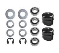 Wivplex Kit di conversione da boccola della ruota anteriore a cuscinetto, for Husqvarna, 532009040 9040H Parti del tosaerba Kit hardware del cuscinetto della ruota anteriore kit di conversione cuscine