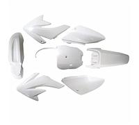 Wivplex Kit di copertura for carrozzeria for moto Dirt Bike, ABS, parafanghi, carenatura, pannelli parafanghi, coperture parafango CRF70 70CC Parafango per moto(White)