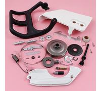 Wivplex Kit di riparazione for pignone, frizione, freno a catena, maniglia, cerchione del tamburo, barra della motosega, perno, dado, for MS180, MS170, 018, 017, MS 180, 170 Copertura freno catena