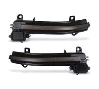 Wivplex Lampeggiatore for acqua che scorre indicatore di direzione ambra dinamico 2 pezzi, for, serie 1 3 4 X1 F20 F21 F22 F30 F31 F34 F32 E84 Spia luminosa per auto(Dynamic Smoked Case)