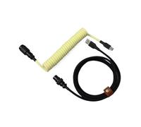 Wivplex LANO Personalizzato Paracord a spirale Tastiera meccanica Tipo C Dati Cavo a molla GX16 Aviator Coil Spiral Usb C Gaming Cavo a spirale Cavo del portellone posteriore(Mixed NO. 5)
