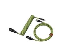 Wivplex LANO Personalizzato Paracord a spirale Tastiera meccanica Tipo C Dati Cavo a molla GX16 Aviator Coil Spiral Usb C Gaming Cavo a spirale Cavo del portellone posteriore(Mixed NO.6)