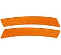 Wivplex N. 6314341773763143417738 Riflettore paraurti, for, X3 E83 Facelift 2007-2010 modelli USA anteriore Indicatore laterale Durevole 1 paio Giallo Riflettore paraurti posteriore