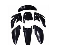 Wivplex Pannelli parafanghi for motociclette, plastiche, carenature, parafanghi, kit di copertura carrozzeria CRF70 150cc 160cc 200cc PIT Dirt Bike Parafango per moto(4 black 3 black)