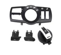 Wivplex Pannello di copertura del pulsante del faro anteriore dell'auto multifunzione, interruttore rotante, sostituzione del pannello, for BMW, serie 5, 6, 7, X3, X4, F10, F11, F07, F06, F01, F25, F2