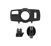 Wivplex Pannello di copertura del pulsante del faro anteriore dell'auto multifunzione, interruttore rotante, sostituzione del pannello, for BMW, serie 5, 6, 7, X3, X4, F10, F11, F07, F06, F01, F25, F2