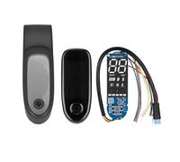 Wivplex Pannello interruttori Pannello scheda Bluetooth Copertura protettiva in silicone Kit display strumento, for Ninebot, F40 F30 F25 F20 Parti Cruscotto per scooter elettrico(1 Set Black)