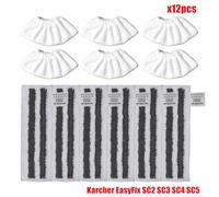Wivplex Panni lavabili for mocio, panno in microfibra for mocio a vapore di ricambio for aspirapolvere portatile EasyFix SC2 SC3 SC4 SC5 Accessori per pulitori a vapore(Set10)