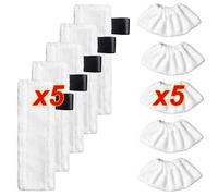 Wivplex Panno for mocio a vapore for Easyfix SC2 SC3 SC4 SC5 Panni for mocio a vapore tascabili Cleaner Panni for pavimenti in microfibra Accessori Accessori per pulitori a vapore(10pcs)