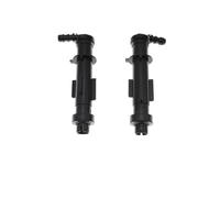 Wivplex Paraurti anteriore Lavafari Coperchio Tappo Ugello getto Copertura spray, for Hyundai, Tucson TL 2015-2017 Tappo copriugello lavafari(BLACK NOZZLE SET)