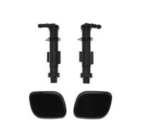 Wivplex Paraurti anteriore Lavafari Coperchio Tappo Ugello getto Copertura spray, for Hyundai, Tucson TL 2015-2017 Tappo copriugello lavafari(BLACK SET)