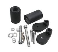 Wivplex Parti for motociclette No Cut Frame Slider Crash Protector CBR1000RR 1000 RR CBR 1000 RR 2006 2007 Carbonio Nero Slider Telaio Moto(Schwarz)