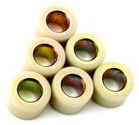 Wivplex Pesi a rulli 6 pezzi 7g 11g 12g 13g 16g 20x15mm, for 125cc 150cc 4 tempi Bilanciatore per carrucole da skateboard(BLACK 20x15mm 16g)
