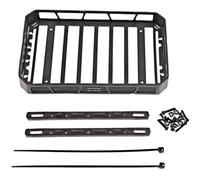 Wivplex Piastra for Bagagli in Metallo 1/24, for Auto RC Axial, SCX24 Portapacchi per macchinine Giocattolo(A)
