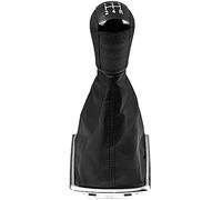 Wivplex Pomello del cambio, 5/6 velocità MT auto Cuffia della leva, for Ford, for Focus, 2, for Mondeo, MK2 2004 2005 2007 2008 2009 2010 2011 (Dimensioni: 5 Nero) Pomello del cambio per auto