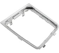 Wivplex Pomello del cambio, for cambio manuale, for Golf 7 7.5, for Golf, for R, leva del cambio sinistra, staffa del telaio, leva del cambio circolare in stile cromato Cornice del cambio