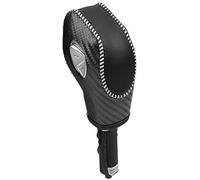 Wivplex Pomello del cambio, pomello in PU effetto carbonio for auto, for Ford, for Ecosport, Escape/Fusion/C-Max Energi Wagon for Fiesta, for Focus, (dimensioni: bianco) Pomello del cambio per auto