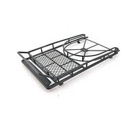 Wivplex Portapacchi in Metallo con Luce e Pneumatico 1:10 RC Rock Crawler Scx10ii 90046 90047 Scx10 D90, for Jeep, Wrangler, for Traxxas, Trx4 Portapacchi per macchinine Giocattolo