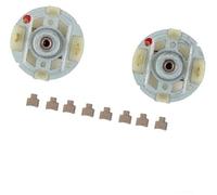 Wivplex Portaspazzole in carbone for motore RS550 con 8 spazzole in carbone, for prestazioni migliorate Portaspazzole in carbone