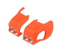 Wivplex Protezione for gamba forcella anteriore sinistra destra inferiore, for Husqvarna, 125 200 250 300 350 400 450 501 TE FE TX FX TC FC 2016-2021 Forcella anteriore per motocicletta(Orange)