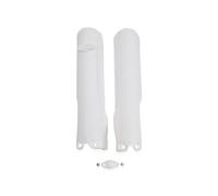 Wivplex Protezione forcella moto, protezione ammortizzatore anteriore, for 125 150 250 300 450 500 SX SXF XC XCF XCW XCFW XWF EXC-F Forcella anteriore per motocicletta(White)