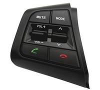 Wivplex Pulsante di controllo della velocità crociera dell'auto, for Hyundai, for Creta, for Ix25 1.6 dell'interruttore multifunzione del volante remoto Kit interruttori al volante(BLACK Left)