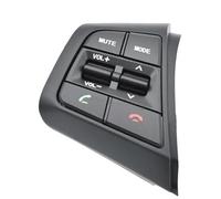 Wivplex Pulsante di controllo della velocità crociera dell'auto, for Hyundai, for Creta Ix25 1.6L 2015-2019 Pulsanti del volante volume telecomando con cavi Kit interruttori al volante(BLACK L 1)