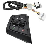 Wivplex Pulsante di controllo della velocità crociera dell'auto, for Hyundai, for Creta Ix25 1.6L 2015-2019 Pulsanti del volante volume telecomando con cavi Interruttore al volante(BLACK L 2)