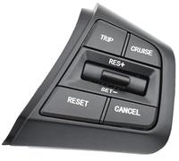 Wivplex Pulsante di controllo della velocità crociera dell'auto, for Hyundai, for Creta Ix25 1.6L 2015-2019 Pulsanti del volante volume telecomando con cavi Kit interruttori al volante(BLACK R)