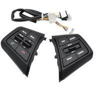 Wivplex Pulsante di controllo della velocità crociera dell'auto, for Hyundai, for Creta Ix25 1.6L 2015-2019 Pulsanti del volante volume telecomando con cavi Kit interruttori al volante(BLACK Set)