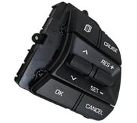 Wivplex Pulsante di controllo della velocità crociera dell'auto, for Hyundai, for Sonata LF 2016 2017 2018 Volante multifunzione for auto Interruttore audio e Interruttore al volante(BLACK Right)
