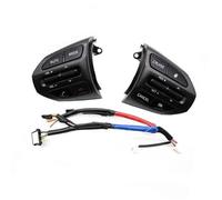 Wivplex Pulsante di controllo della velocità crociera dell'auto, for Kia, for K5, for Optima 2014 2015 Volante del volume Interruttore audio multifunzione Kit interruttori al volante(BLACK 1 set)