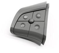 Wivplex Pulsante di controllo della velocità dell'auto, for Classe GL ML RB W164 W245 W251 1648207910 Volante for auto Interruttore multifunzione Tasti Pulsanti Kit interruttori al volante(BLACK B6)