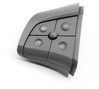 Wivplex Pulsante di controllo della velocità dell'auto, for Classe GL ML RB W251 2006-2009 W164 W245 multifunzione for auto Pulsanti del volante Kit interruttori al volante(BLACK 3)