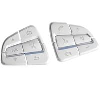 Wivplex Pulsante di controllo della velocità dell'auto, for GLC, for X253 2015 2016 Volante multifunzionale for auto volume audio Interruttore Coperture adesivi Kit interruttori al volante