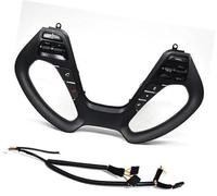 Wivplex Pulsante di controllo della velocità dell'auto, for Kia, for K3 Volante multifunzione del telefono Interruttore volume audio Kit interruttori al volante(BLACK Piano Black)