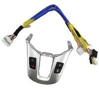 Wivplex Pulsante di controllo della velocità dell'auto, for Kia, for Sportage 2011-2016 Parti sul volante Canale audio costante Interruttore del volume Interruttore al volante(BLACK Bluetooth-heat)