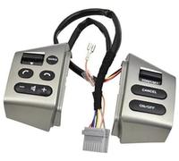 Wivplex Pulsante di controllo della velocità dell'auto, for Sylphy 2005-2019, for Tiida, for Livina 2007 2008 2009 2010 del volante Interruttore Ricambi auto Kit interruttori al volante(BLACK color1)