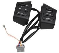 Wivplex Pulsante di controllo della velocità dell'auto, for Sylphy 2005-2019, for Tiida, for Livina 2007 2008 2009 2010 del volante Interruttore Ricambi auto Interruttore al volante(BLACK 4)