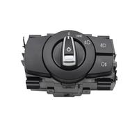 Wivplex Pulsante interruttore fari anteriori auto, for BMW, for serie 1 3 X1 E87 E82 E90 E91 E92 E93 E84 61319169404 interruttore di controllo fari auto Sostituzione dell'interruttore dei fari(BLACK 9