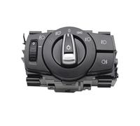 Wivplex Pulsante interruttore fari anteriori auto, for BMW, for serie 1 3 X1 E87 E82 E90 E91 E92 E93 E84 61319169404 interruttore di controllo fari auto Sostituzione dell'interruttore dei fari(BLACK 8
