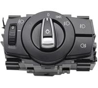Wivplex Pulsante interruttore fari anteriori auto, interruttore di controllo fari, for BMW, for serie 1 3 X1 E87 E82 E90 E91 E92 E93 E84 61319169404 interruttore di controllo fari auto Sostituzione de