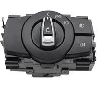 Wivplex Pulsante interruttore fari anteriori auto, interruttore di controllo fari, for BMW, for serie 1 3 X1 E87 E82 E90 E91 E92 E93 E84 61319169404 interruttore di controllo fari auto Sostituzione de