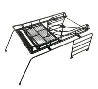 Wivplex Racing Metal Roof Rack Portapacchi Roll Cage Aggiornamenti Parti Accessori RC Crawler Car, for Axial, SCX10 II 90046 Portapacchi per macchinine Giocattolo