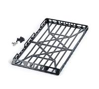 Wivplex RC Car Metal Roof Rack Portapacchi con Scatola, for Axial, SCX24 AXI00002 1/24 RC Crawler Car Parti di Decorazione Fai da Te Portapacchi per macchinine Giocattolo