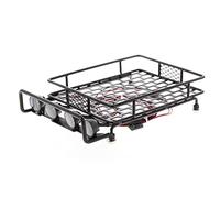 Wivplex RC Car Truck Roof Rack Portapacchi 1/10 RC Rock Crawler, for Axial, SCX10 D90 110Traxxas TRX-4, for Tamiya, for HSP, Portapacchi per macchinine Giocattolo